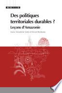 Des politiques territoriales durables ?