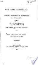 Des rapports du droit avec l'économie politique