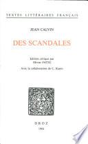 Des scandales