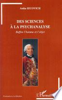 Des sciences à la psychanalyse