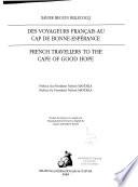 Des voyageurs français au Cap de Bonne-Espérance