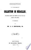 Description de la très-interessante collection de médailles