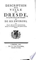 Description de la ville de Dresdee