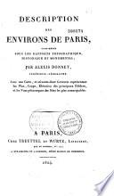 Description des environs de Paris,...