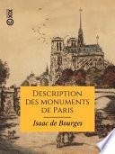 Description des monuments de Paris