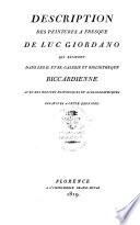 Description des peintures à fresque de Luc Giordano qui existent dans les II. et RR. Galerie et Bibliothèque Riccardienne