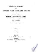 Description générale des monnaies de la république romaine communément appelées médailles consulaires