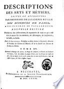 Descriptions des arts et métiers