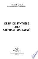 Désir de synthèse chez Stéphane Mallarmé