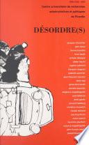 Désordre(s)