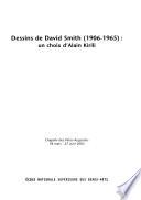 Dessins de David Smith, 1906-1965