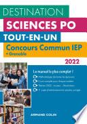 Destination Sciences Po - Concours commun 2022 IEP + Grenoble