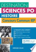 Destination Sciences Po - Histoire Concours commun IEP
