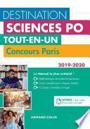 Destination Sciences Po - Tout-en-un - Concours Paris 2019-2020