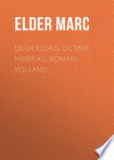 Deux essais: Octave Mirbeau, Romain Rolland