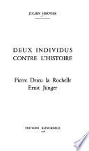 Deux individus contre l'histoire