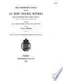 Deux inscriptions votives dédiées au dieu soleil Mithra par le pannonien Marc-Aurèle Sabinus....