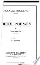 Deux poèmes de Louis Aragon