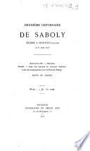 Deuxième centenaire de Saboly célébré a Monteux (Vaucluse) le 31 août 1875