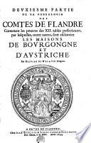 DEUXIEME PARTIE DE LA GENEALOGIE DES COMTES DE FLANDRE