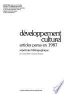 Développement culturel