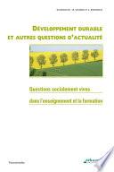 Développement durable et autres questions d'actualité (ePub)