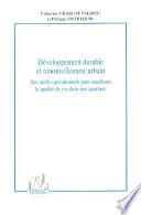 Développement durable et renouvellement urbain