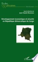 Développement économique et sécurité en République démocratique du Congo