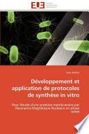 Développement Et Application de Protocoles de Synthèse in Vitro