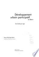 Développement urbain participatif au Bénin