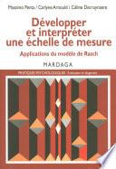 Développer et interpréter une échelle de mesure