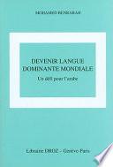 Devenir langue dominante mondiale
