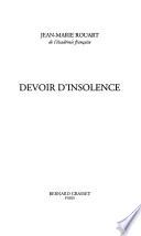 Devoir d'insolence