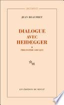 Dialogue avec Heidegger I. Philosophie grecque