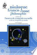 Dialogue franco-russe en philosophie