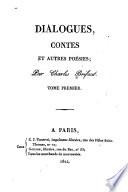Dialogues, contes et autres poésies