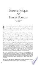 Dialogues des Carmelites