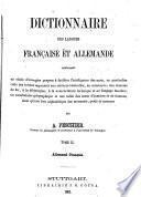 Dictionaire des Langues Francaise et Allemande