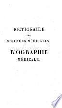 Dictionaire Des Sciences Médicales - Biographie Médicale