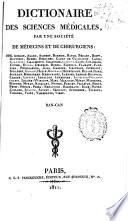 Dictionaire des sciences médicales