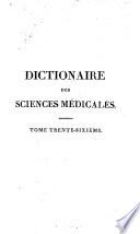 Dictionaire des sciences médicales
