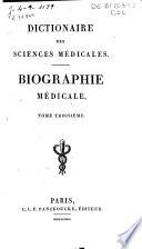 Dictionaire des sciences médicales