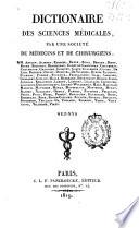 Dictionaire des sciences médicales