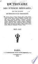Dictionaire des sciences médicales