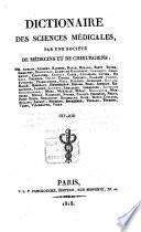 Dictionaire des sciences médicales