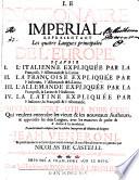 Dictionaire François, Italien, Aleman Et Latin