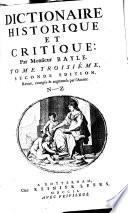Dictionaire historique et critique. 2e ed. revue, corr. et augm. par l'auteur