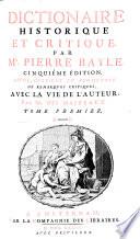 Dictionaire Historique Et Critique
