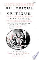Dictionaire historique et critique