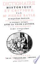Dictionaire Historique Et Critique